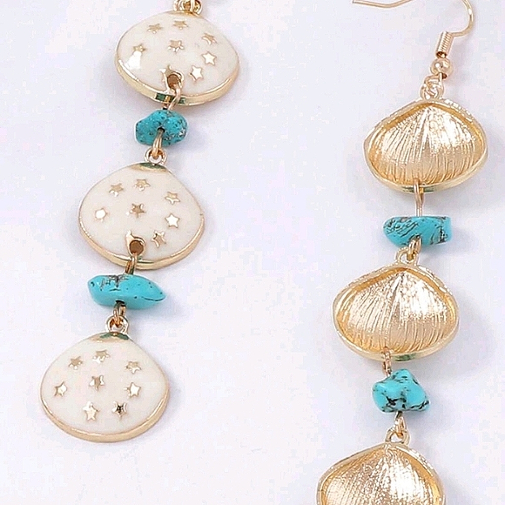 Shell earrings; nwot - Picture 2 of 6